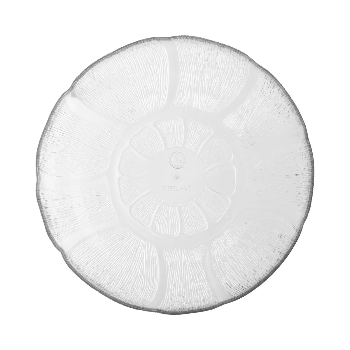Carlisle 690707 Petal Mist Soup / Salad Plate, Clear, 23.9 oz.