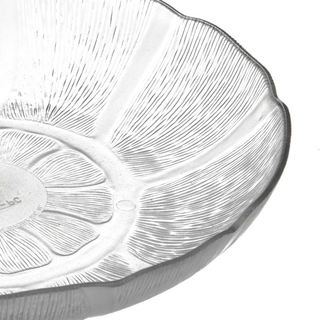 Carlisle 690707 Petal Mist Soup / Salad Plate, Clear, 23.9 oz.