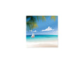Tropical Beach Chair Pop-up Card