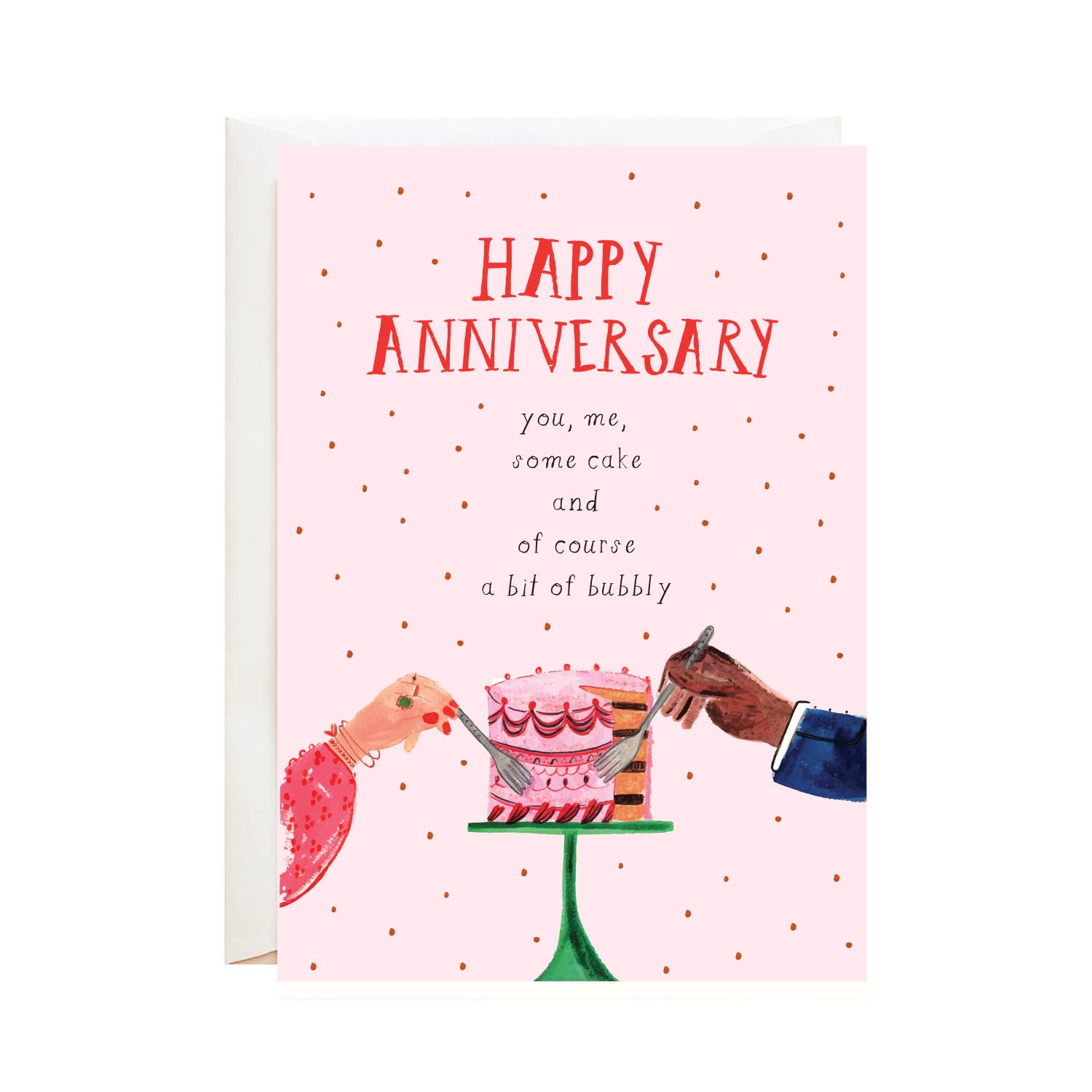 Two Forks - Greeting Card