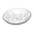 Carlisle 690707 Petal Mist Soup / Salad Plate, Clear, 23.9 oz.